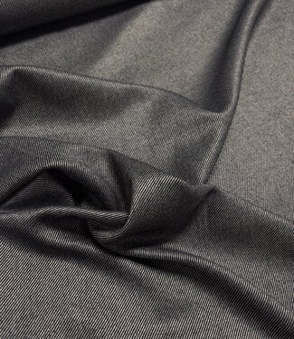 anthracite twill stripes - woven bamboo - recycled, very soft fabric and no wrinkles