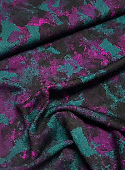 Shrubbery by Thorsten Berger - Viscose green and purple