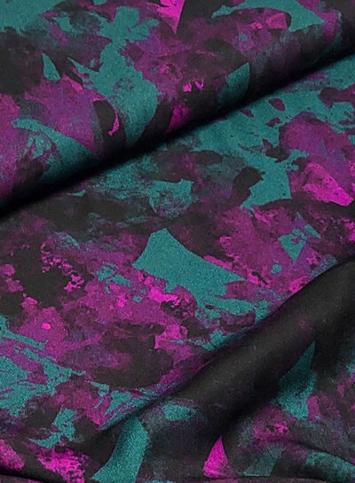 Shrubbery by Thorsten Berger - Viscose green and purple