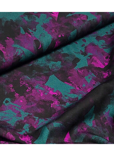 Shrubbery by Thorsten Berger - Viscose green and purple