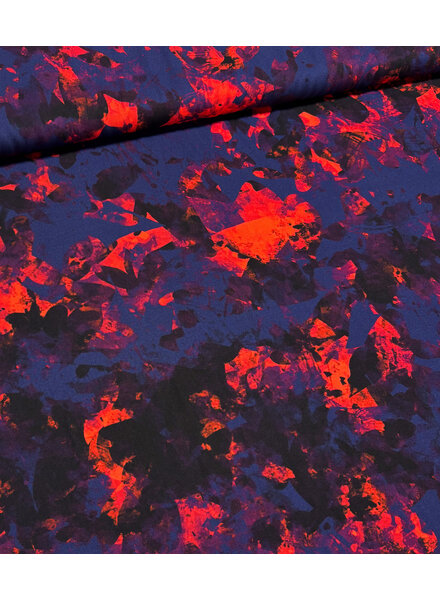 Swafing Shrubbery by Thorsten Berger - viscose red and blue