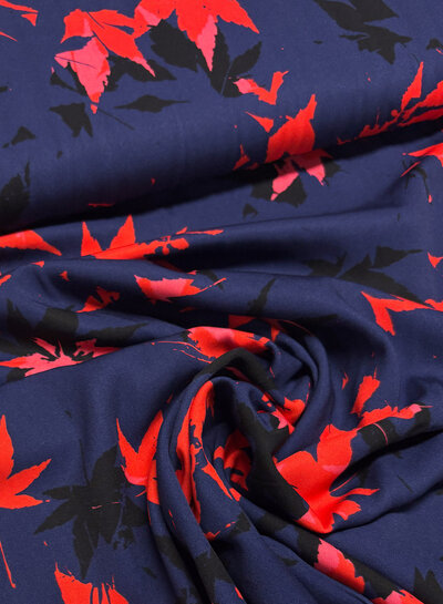 Swafing Acer by Thorsten Berger - viscose rood en blauw