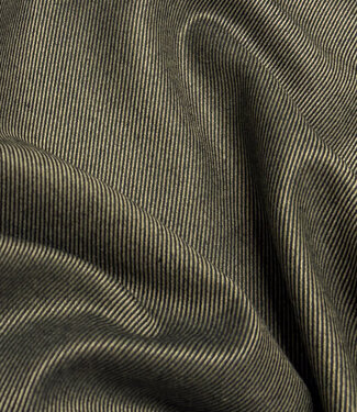 green twill stripes - woven bamboo - recycled, very soft fabric and no wrinkles