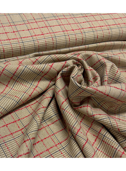 A la Ville des carreaux - poly-viscose broekenstof