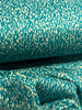 A la Ville petrol green and beige - beautiful woven coat fabric