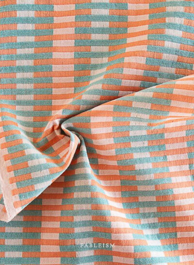 Fableism Jacquard cotton Interlock Lucky Loom - Watermelon