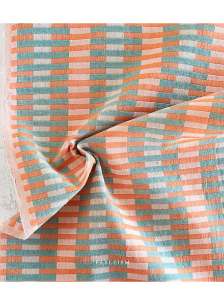 Fableism Jacquard cotton Interlock Lucky Loom - Watermelon