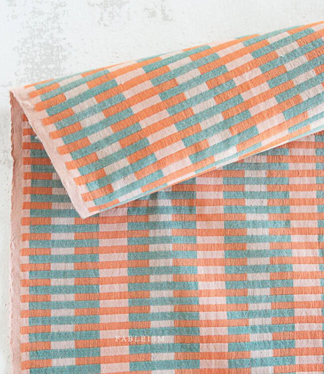 Fableism Jacquard cotton Interlock Lucky Loom - Watermelon