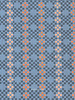 Fableism jacquard cotton mosaic Lucky Loom - Blue