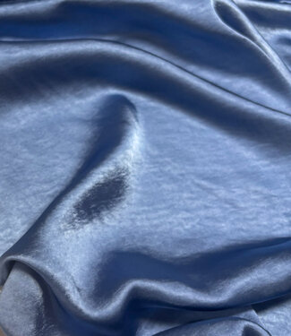 sky blye - beautiful satin - high drape