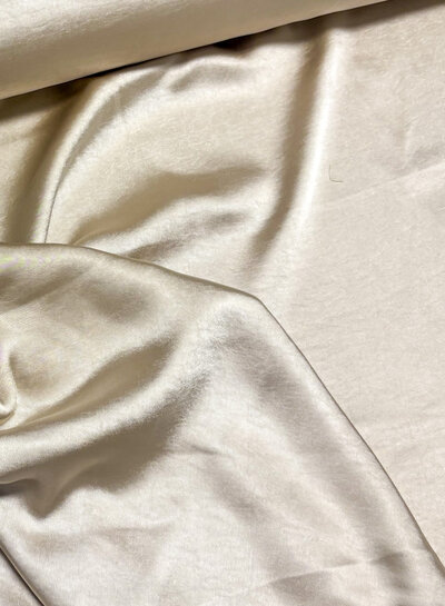 champagne - high drape satijn