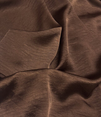 brown - high drape satin