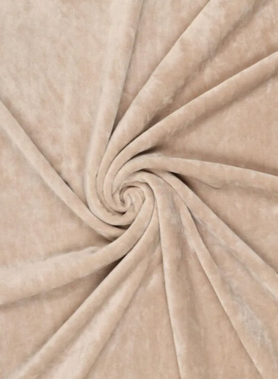 Madeline beige - velvet sweater - ideaal voor homewear