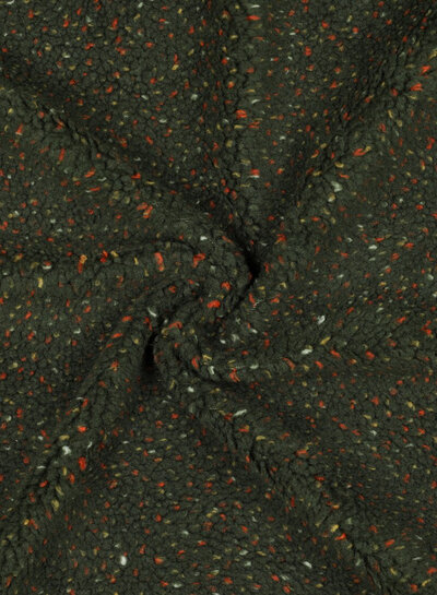 Madeline speckled dark green - beautiful sturdy teddy