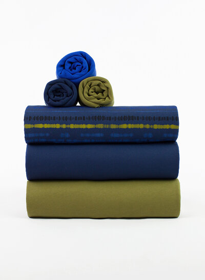 See You at Six french terry - Oceana blauw