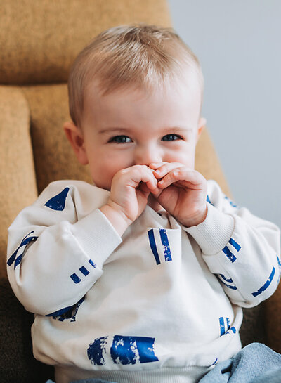 See You at Six Free Forms - french terry - Tofu Beige