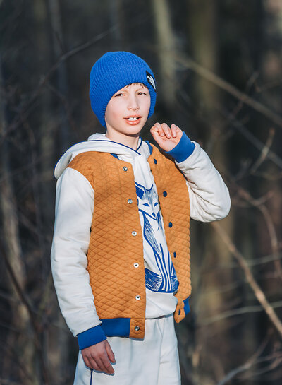 See You at Six French terry - Tofu Beige