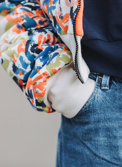 See You at Six Ribbed fabric - Tofu Beige