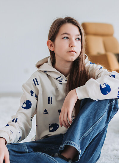 See You at Six Boordstof - Tofu Beige