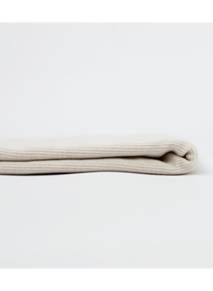 See You at Six Ribbed fabric - Tofu Beige