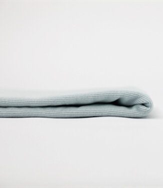See You at Six Rib fabric - Baby blue