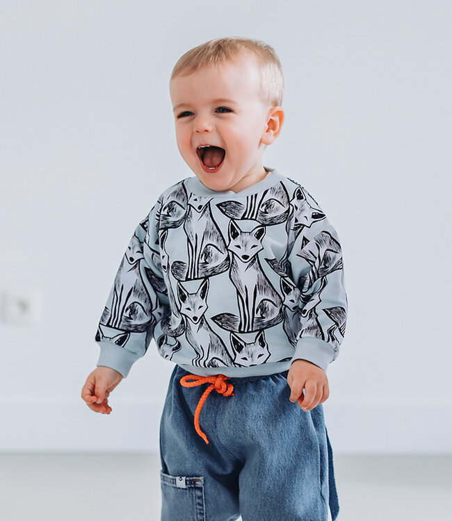 See You at Six Boordstof - Babyblauw