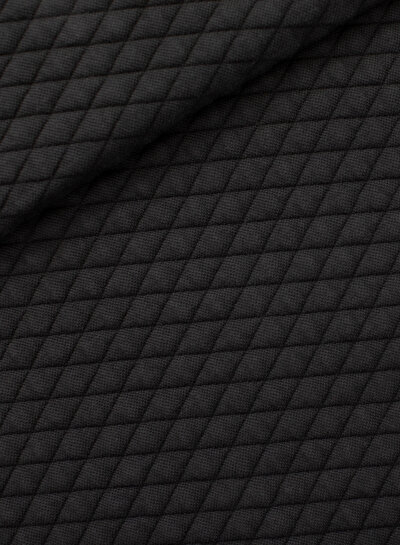 See You at Six Matelassé Pique Tricot - Black