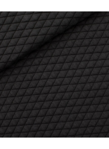 See You at Six Matelassé Pique Tricot - Zwart