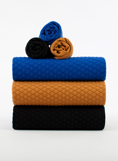 See You at Six Matelassé Pique Tricot - Buckthorn brown