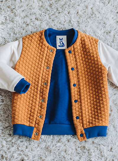 See You at Six Matelassé Pique Tricot - Buckthorn brown