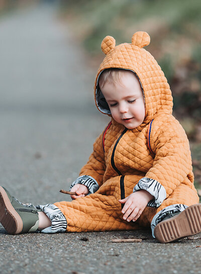 See You at Six Matelassé Pique Tricot - Buckthorn brown