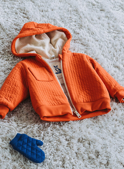 See You at Six Matelassé Tricot - Flame Red