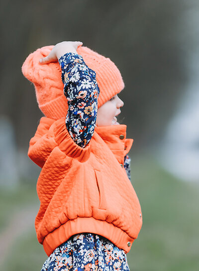 See You at Six Matelassé Tricot - Vlamrood