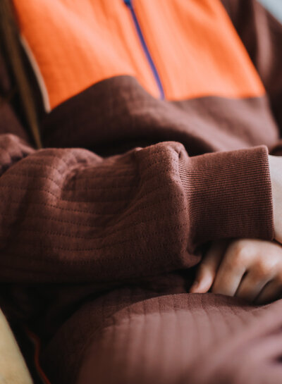 See You at Six Matelassé Tricot - Flame Red