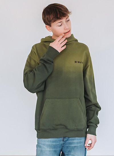 See You at Six French Terry 3-Thread - Peat Moss Green - 215cm width