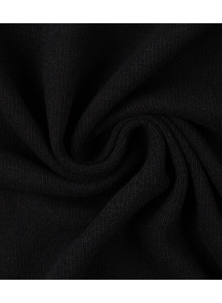 Swafing black - soft, dimensionally stable knitted fabric