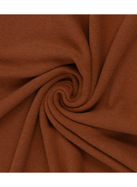 Swafing cognac - soft, dimensionally stable knitted fabric