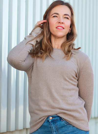 Swafing light gray - soft, dimensionally stable knitted fabric