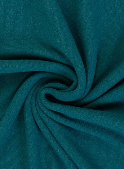 Swafing petrol - soft, dimensionally stable knitted fabric