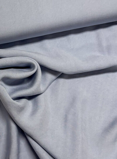light blue - woven viscose twill - beautiful drape