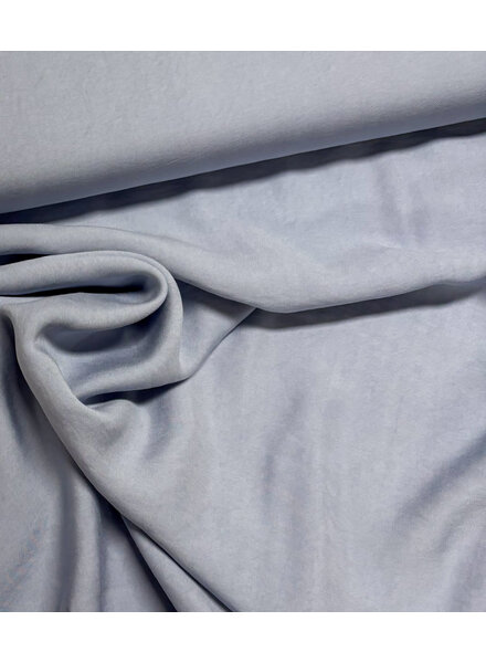 lichtblauw - geweven viscose twill - mooie drape