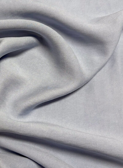 lichtblauw - geweven viscose twill - mooie drape