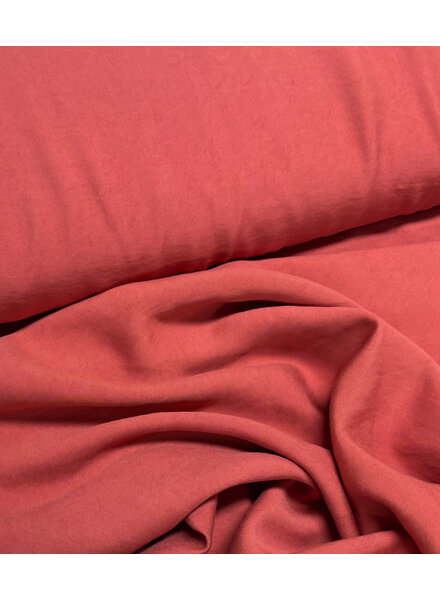 rood - geweven viscose twill - mooie drape