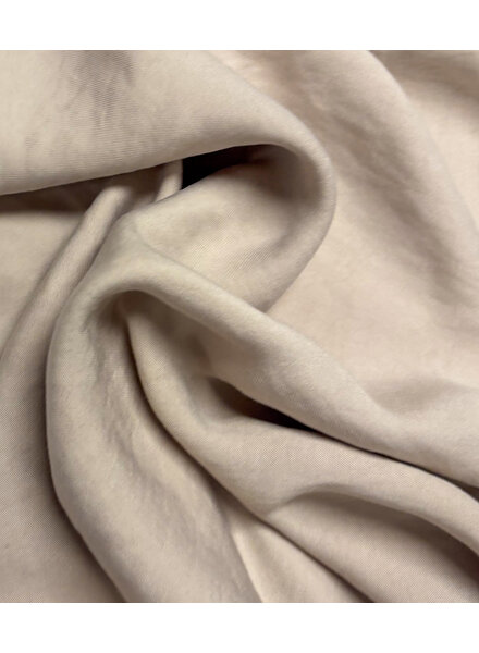 light beige - woven viscose twill - beautiful drape