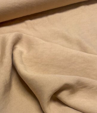 pinkish beige - woven viscose twill - beautiful drape