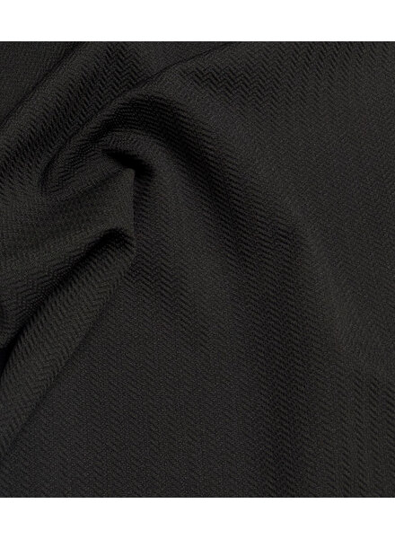 deadstock stevige retro lycra zwart met visgraat motief