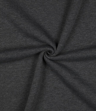 dark gray melange - thick jogging bottoms, softly roughened on the inside V