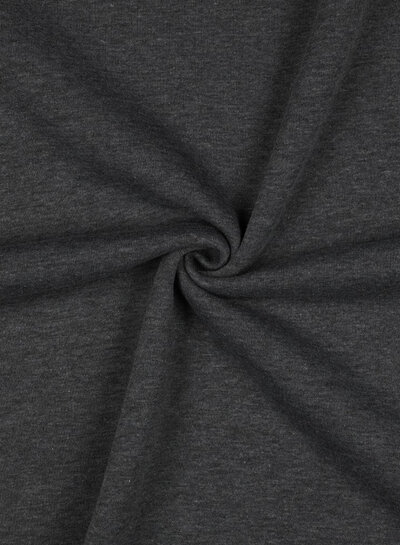 dark gray melange - thick jogging bottoms, softly roughened on the inside V