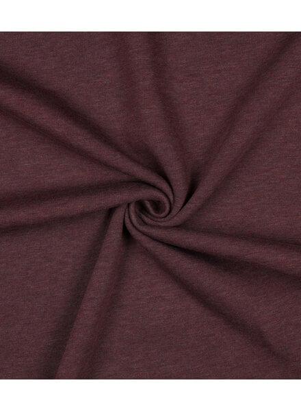 aubergine gemeleerd - dikke jogging, zacht opgeruwd aan de binnenkant V