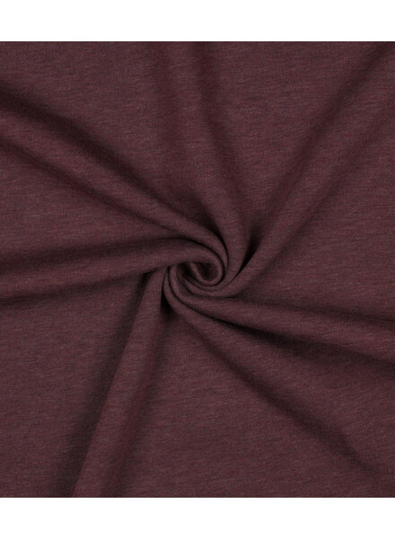 aubergine mottled - thick jogging, softly roughened on the inside V